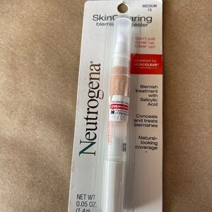 Neutrogena SkinClearing Blemish Concealer 0.05 Fl Oz (Pack of 1), 15 Medium